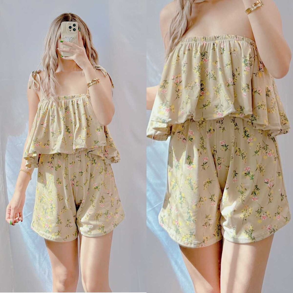 Romper Tube Spaghetti Jumpshort [BUY1TAKE1FREE]