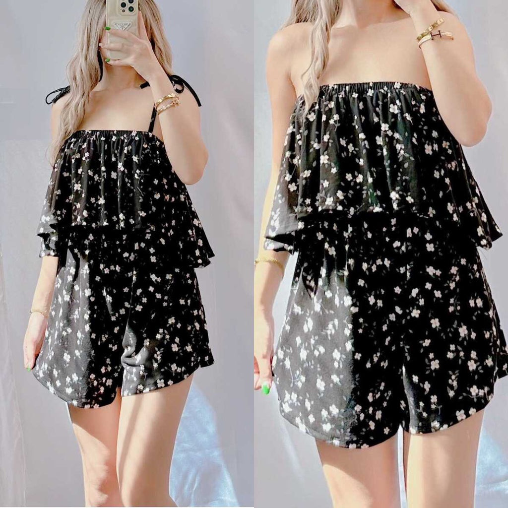 Romper Tube Spaghetti Jumpshort [BUY1TAKE1FREE]