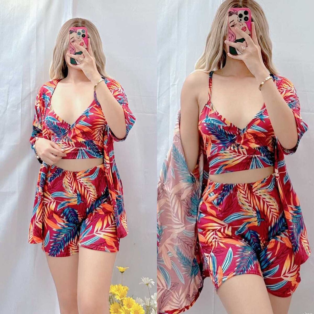 SUMMER TERNO 3 IN 1 COORDINATES CASUAL TERNO [Buy1Take1FREE]